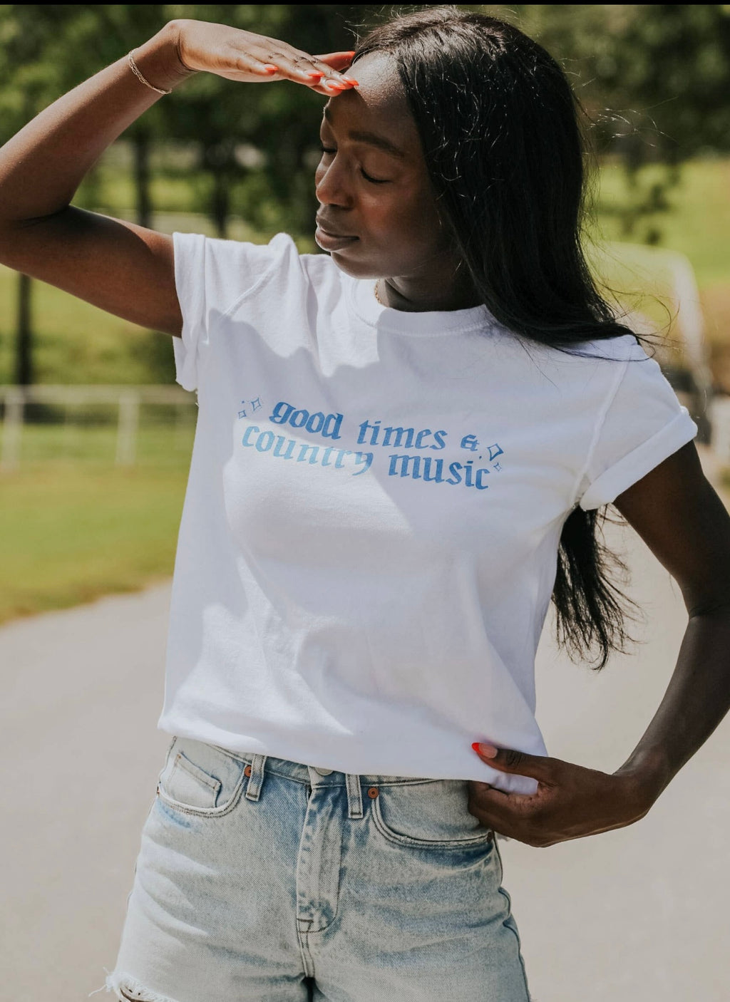 Good times and country music t-shirt