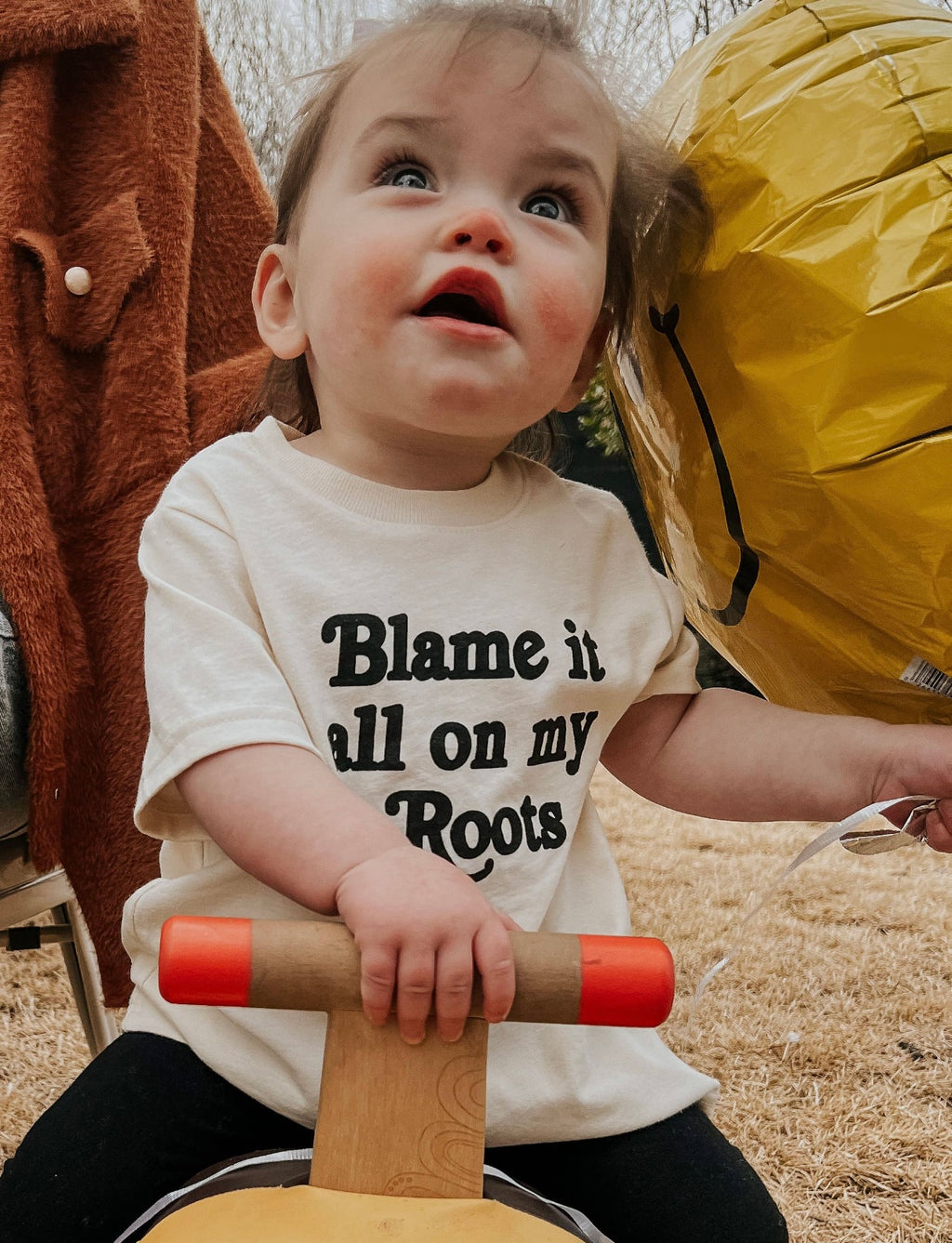 Blame it on my roots kids T-shirt