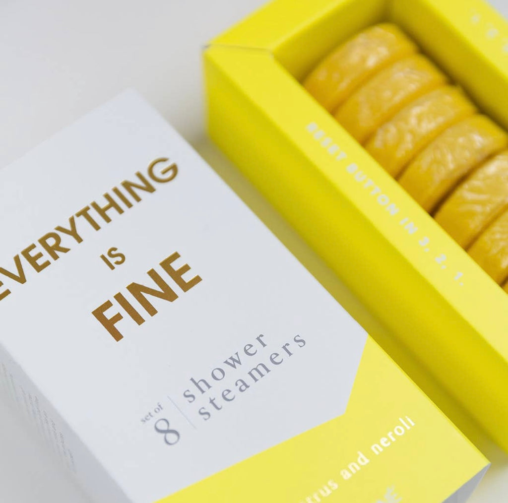 Chez Gagne | Everything is fine shower steamers | shop now | Tullyhaize