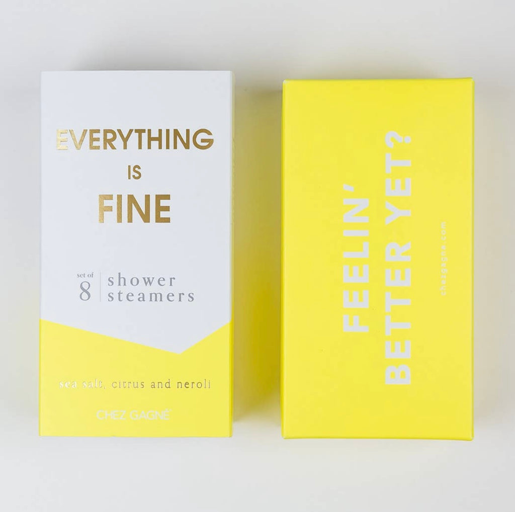 Chez Gagne | Everything is fine shower steamers | shop now | Tullyhaize