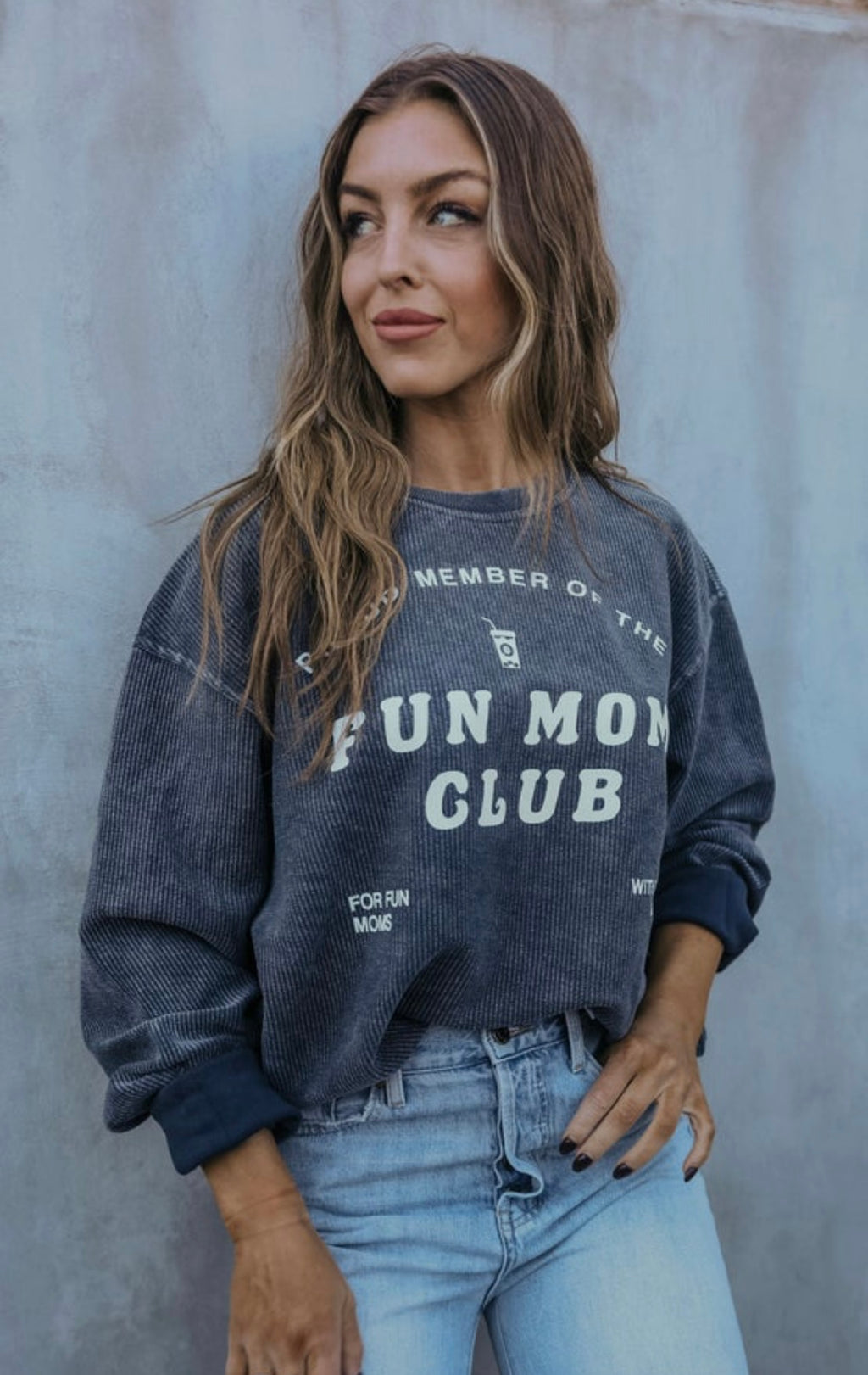 Friday + Saturday | Fun mom club sweatshirt | shop now | Tullyhaize