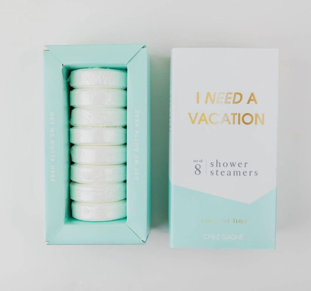 Chez Gagne | I need a vacation shower steamer | shop now | Tullyhaize