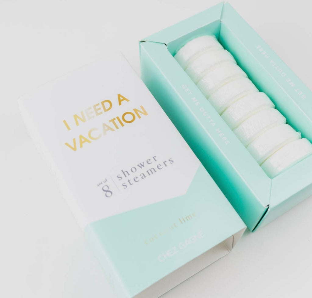 Chez Gagne | I need a vacation shower steamer | shop now | Tullyhaize