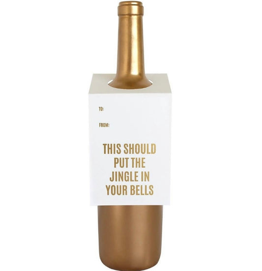 Put the jingle in your bells drinks tag